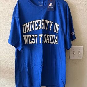 Champion Royal Blue University of West Florida Graphic Tee